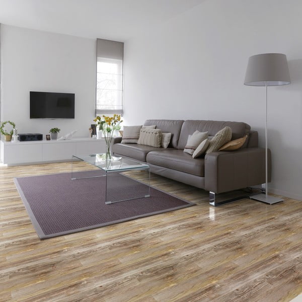Talna nalepka 90x60 cm Wooden Floor - Ambiance-image-1