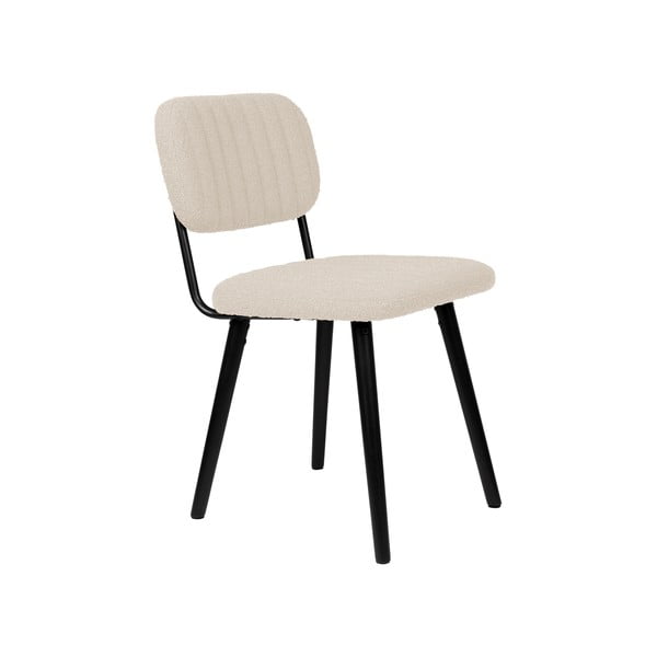 Kremno bel jedilni stol Jake – White Label