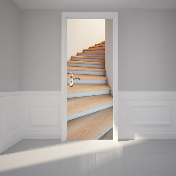 Samolepilna nalepka za vrata Ambiance Modern Stairway, 83 x 204 cm