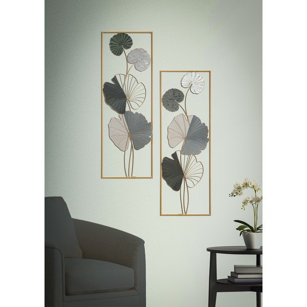 Kovinska viseča dekoracija Mauro Ferretti Lotus B, 31 x 89,5 cm-image-1