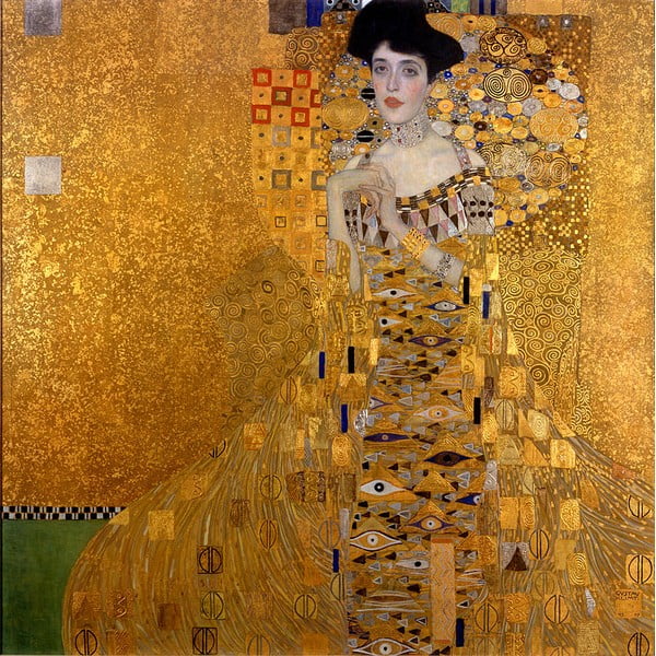 Reprodukcija slike Gustava Klimta - Adele Bloch Bauer I, 40 x 40 cm