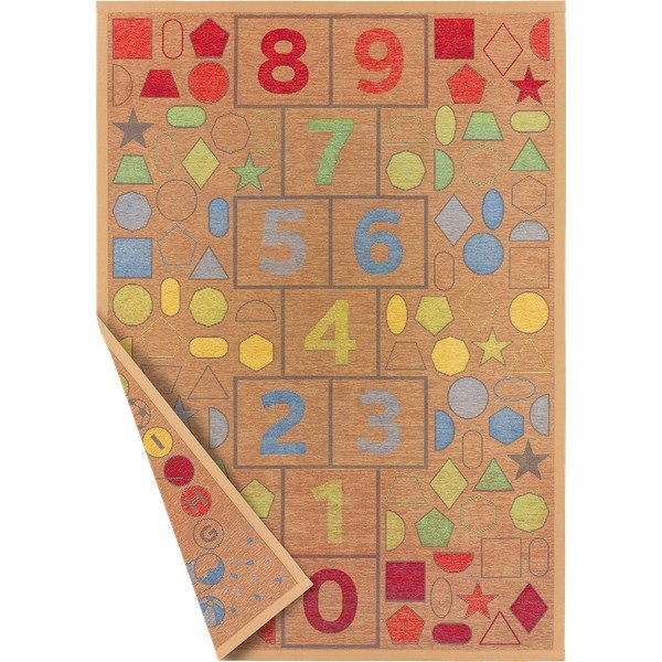 Rjava obojestranska otroška preproga Narma Tähemaa, 160 x 230 cm-image-2