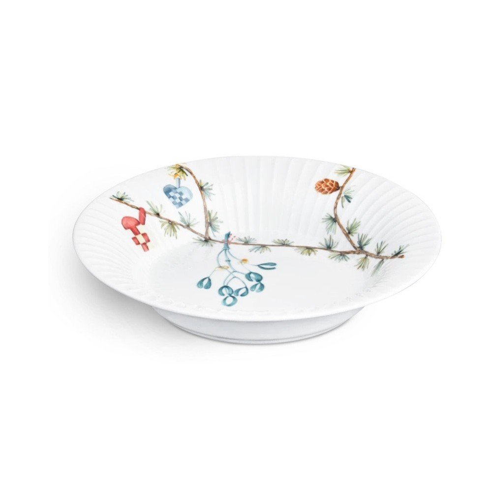 Bel jušni porcelanast krožnik z božičnim motivom ø 21 cm Hammershøi Christmas