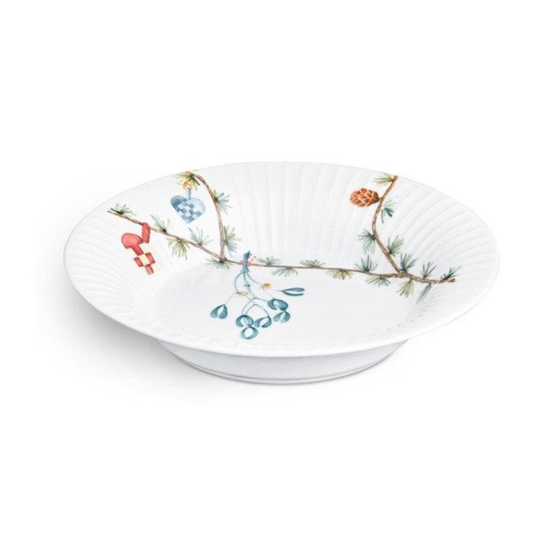 Bel jušni porcelanast krožnik z božičnim motivom ø 21 cm Hammershøi Christmas – Kähler Design