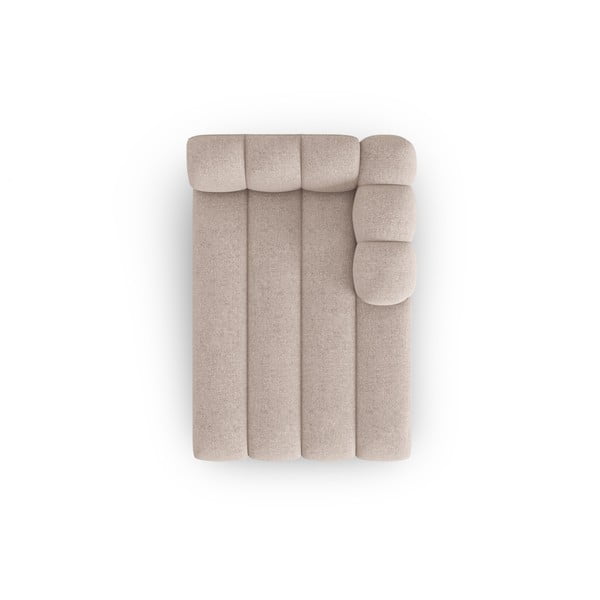 Bež ležalnik (desni kot) Lupine – Micadoni Home-image-3