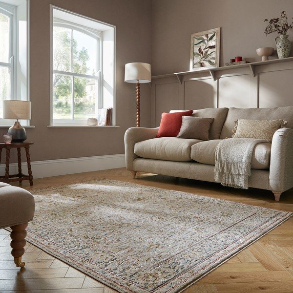 Preproga v naravni barvi 200x300 cm Meena Vintage – Flair Rugs-image-1