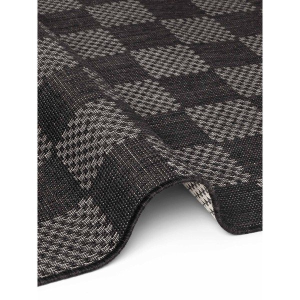 Črna/kremno bela notranja in zunanja preproga 160x230 cm Haringey Dorothy – Ted Baker-image-4