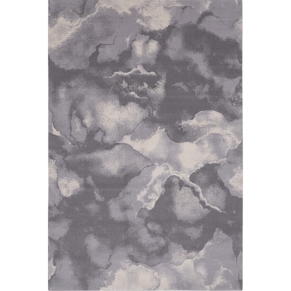 Siva volnena preproga 133x180 cm Cirrus – Agnella