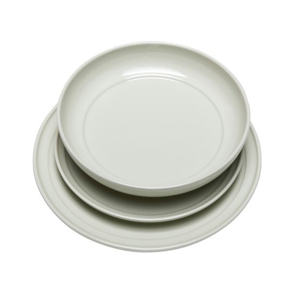 Kremno bel desertni lončen krožnik ø 23 cm Amare – Hübsch-image-4
