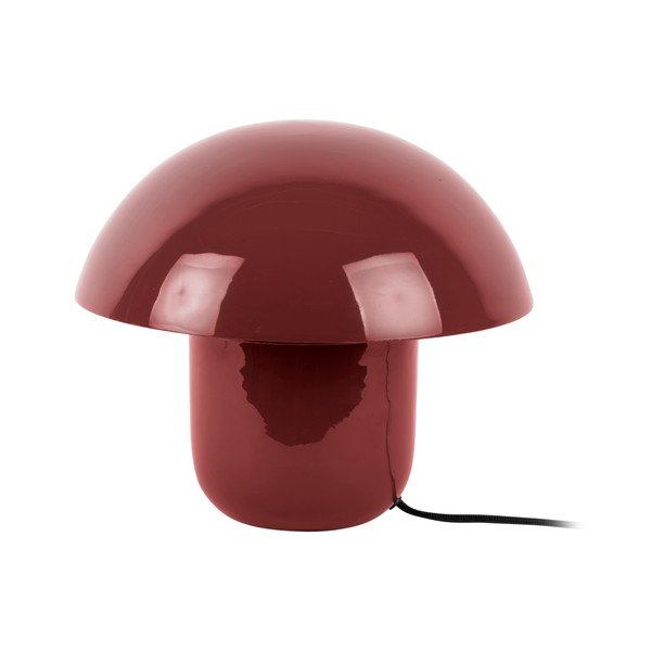 Bordo rdeča kovinska namizna svetilka (višina 25 cm) Fat Mushroom – Leitmotiv