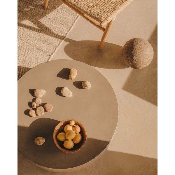 Okrogla vrtna mizica ø 60 cm Garbet – Kave Home-image-4