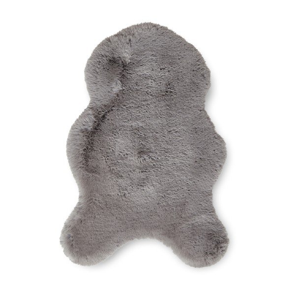 Sivo sintetično krzno 60x90 cm Super Teddy – Think Rugs