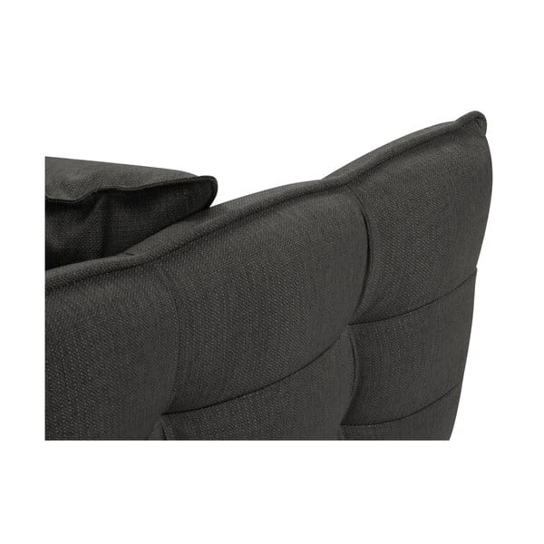 Temno siva raztegljiva sedežna garnitura Mazzini Sofas Canna-image-1