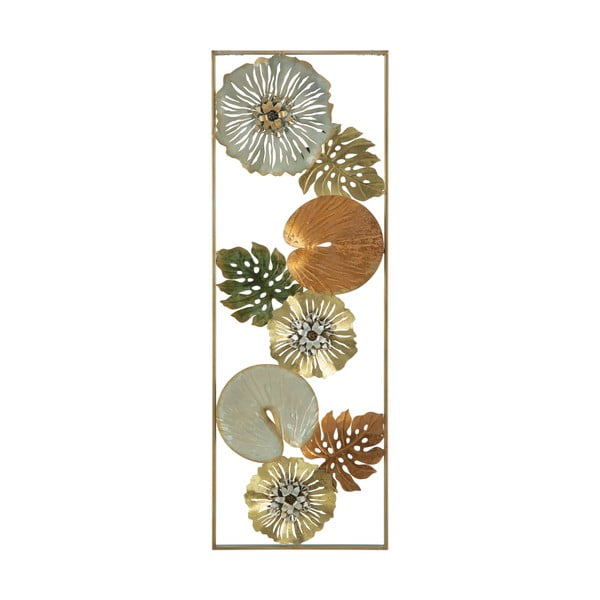 Kovinska stenska dekoracija 31,5x90 cm Leaf – Mauro Ferretti