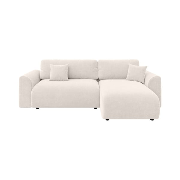 Bela raztegljiva kotna sedežna garnitura (s kotom po izbiri) Lorine – Ropez-image-2