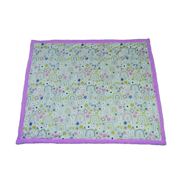 Rožnata/bež otroška odeja 80x100 cm – OYO kids-image-2