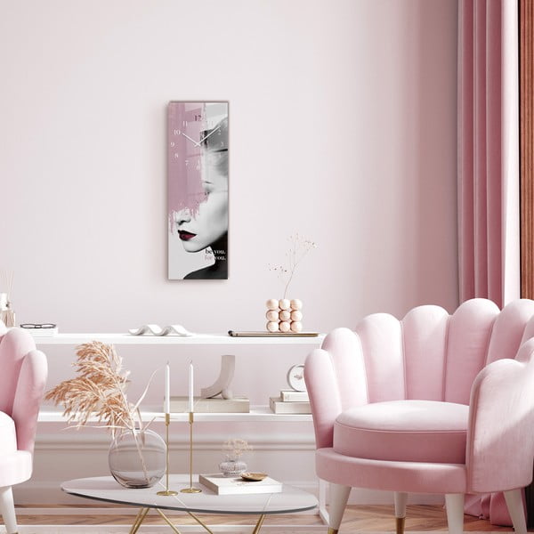 Steklena stenska ura Be you - Styler-image-3