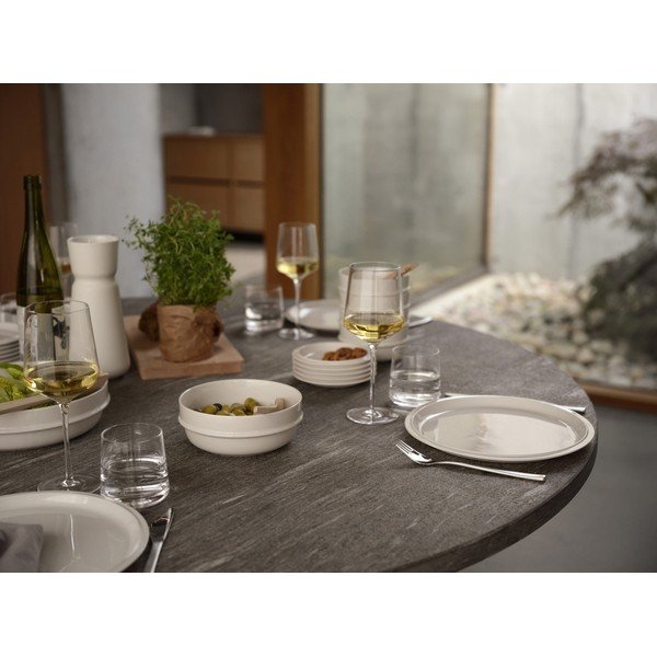 Kremno bel porcelanast krožnik ø 24 cm Eau – Zone-image-1