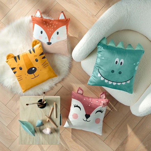 Žametna otroška blazina 40x40 cm Dina – douceur d'intérieur-image-4