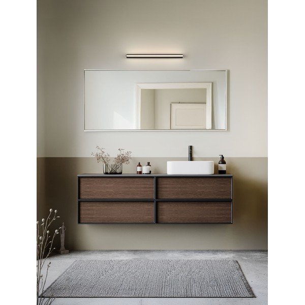Mat črna aluminijasta LED stenska svetilka Endo – Nova Luce-image-1