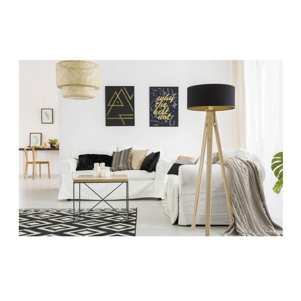 Črna talna svetilka Ragaba-image-2