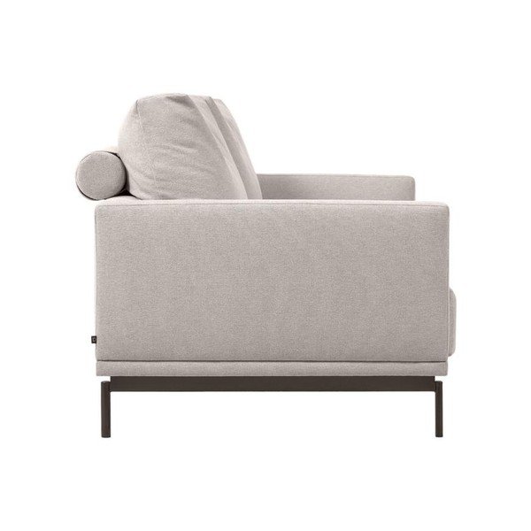 Bež sedežna garnitura iz šenilje 214 cm Galene – Kave Home-image-3