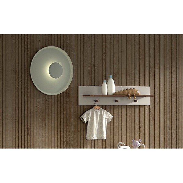 Bež stenski otroški obešalnik 80x18 cm Sezane – Vipack-image-1
