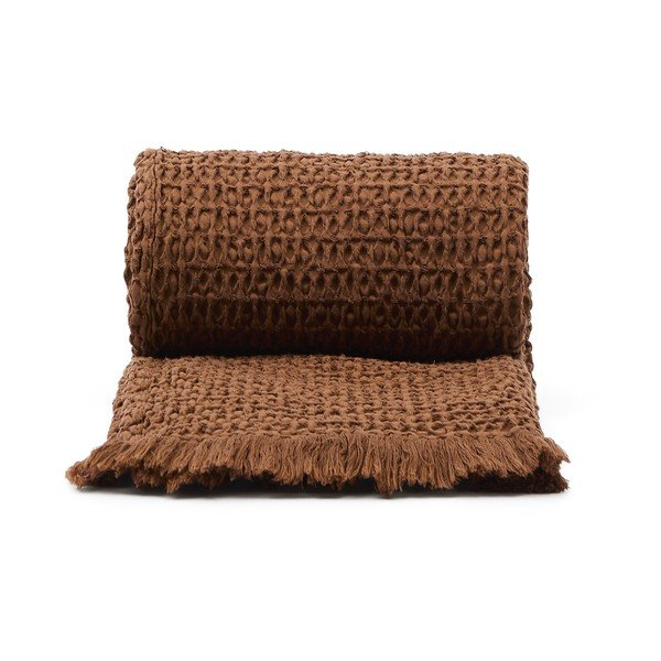 Rjava odeja 130x170 cm Nulina – Kave Home