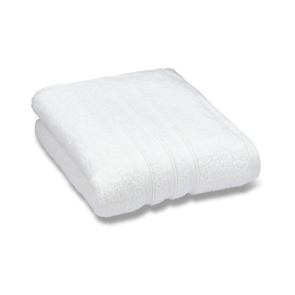 Bela frotirna bombažna brisača 50x85 cm Zero Twist – Catherine Lansfield