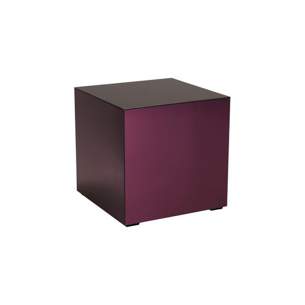 Steklena stranska mizica 45,5x45,5 cm Cube – Ellos Home
