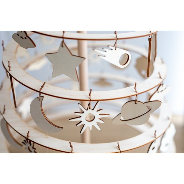 Komplet 8 lesenih božičnih okraskov Spira Medium-image-1