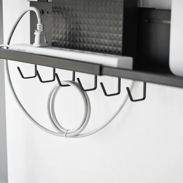 Črn kovinski organizator za kable Smart – YAMAZAKI-image-3