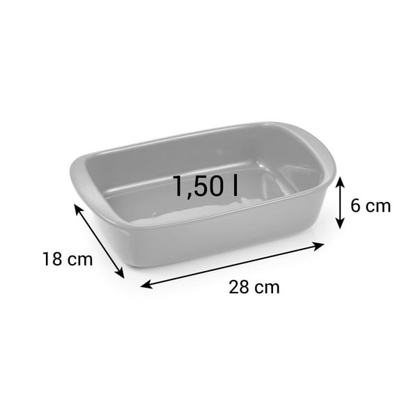 Lončena posoda za peko 18x28 cm Delícia – Tescoma-image-1