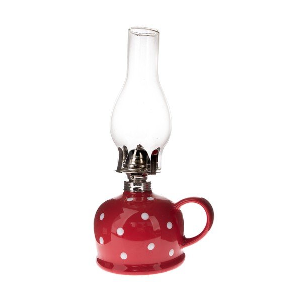 Keramična petrolejska svetilka (višina 28 cm) – Dakls