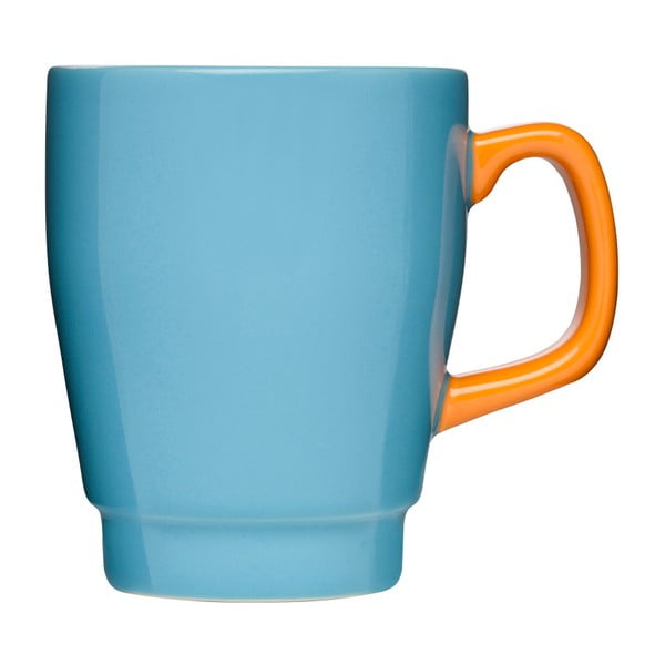 Turkiznooranžna skodelica Sagaform Pop Mug