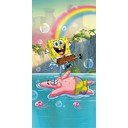 Bombažna otroška brisača 70x140 cm Sponge Bob "Tropical Duo" – Jerry Fabrics