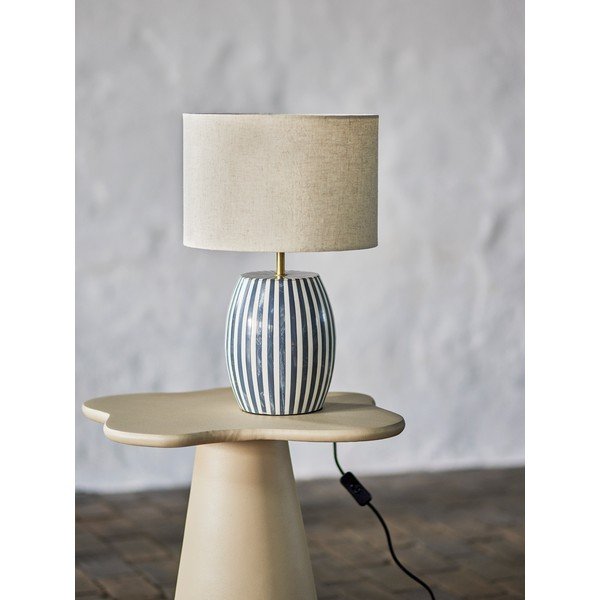 Bela/siva LED namizna svetilka (višina 47 cm) Tali – Bloomingville-image-2