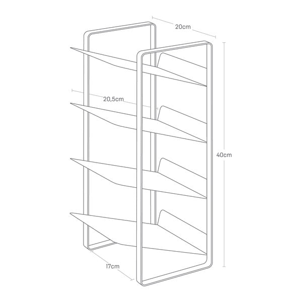 Stojalo za steklenice Tower – YAMAZAKI-image-4