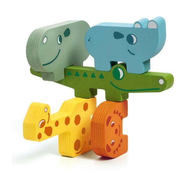 Otroška lesena sestavljanka v obliki živali Djeco Puzzle