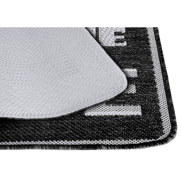 Antracitno siv predpražnik Hanse Home Weave Smiley Welcome, 50 x 80 cm-image-2