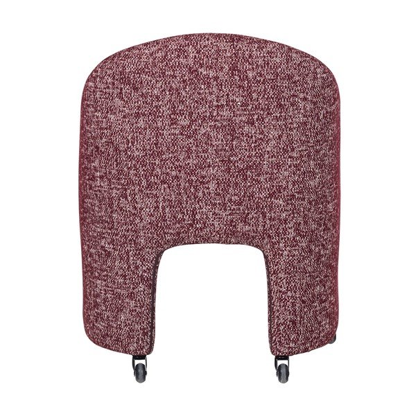 Bordo rdeč oblazinjen pisarniški stol Cordo – WOOOD-image-4