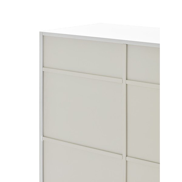 Bela komoda Teulat Doric, širina 92 cm-image-4