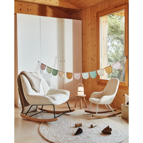 Otroški stol iz kavčukovca Kave Home Dilcia, ø 24 cm-image-1