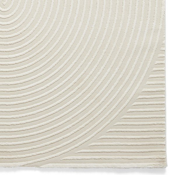 Kremno bela pralna preproga iz recikliranih vlaken 120x170 cm Flores – Think Rugs-image-4