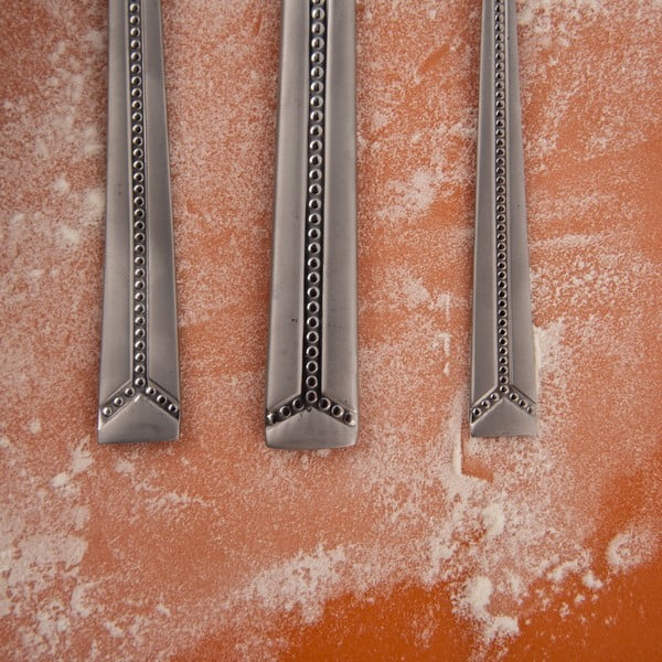 Pribor iz nerjavečega jekla v srebrni barvi 24 ks Bright – Orion-image-3