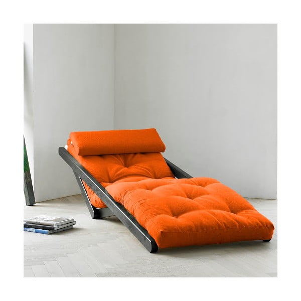 Lounge stol Karup Figo Wenge/Oranžna, 70 cm-image-1