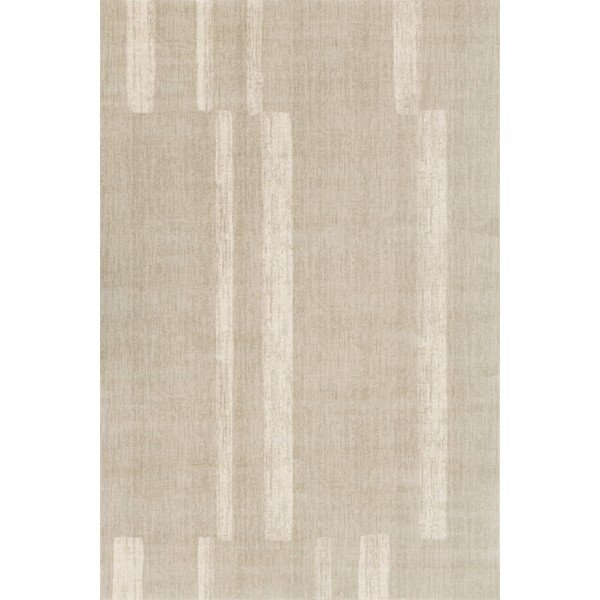 Sivo-bež volnena preproga 133x190 cm Agnus Brush Lines – Agnella