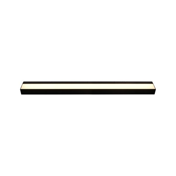 Mat črna stenska svetilka LED (dolžina 90 cm) Rocco - Trio-image-2