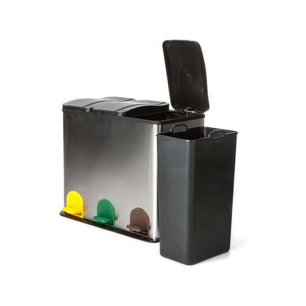 Koš za smeti v srebrni barvi Tomasucci, 60 l-image-2