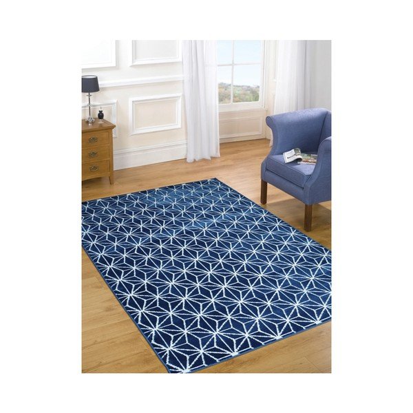 Modra preproga Webtappeti Reflex, 160 x 230 cm